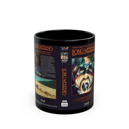 LONG WEEKEND (VHS COVER) - Black Coffee Mug 11oz - Go Mug Yourself