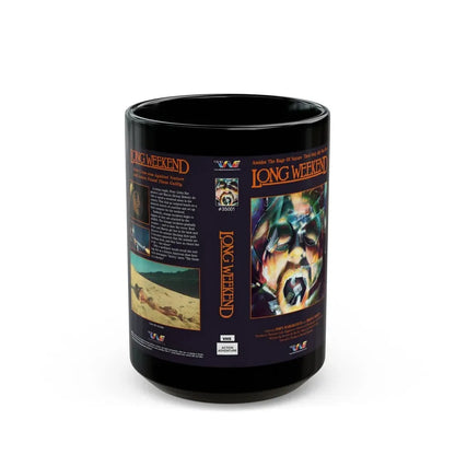 LONG WEEKEND (VHS COVER) - Black Coffee Mug 15oz - Go Mug Yourself