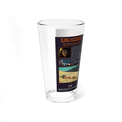 LONG WEEKEND (VHS COVER) Pint Glass 16oz-Go Mug Yourself