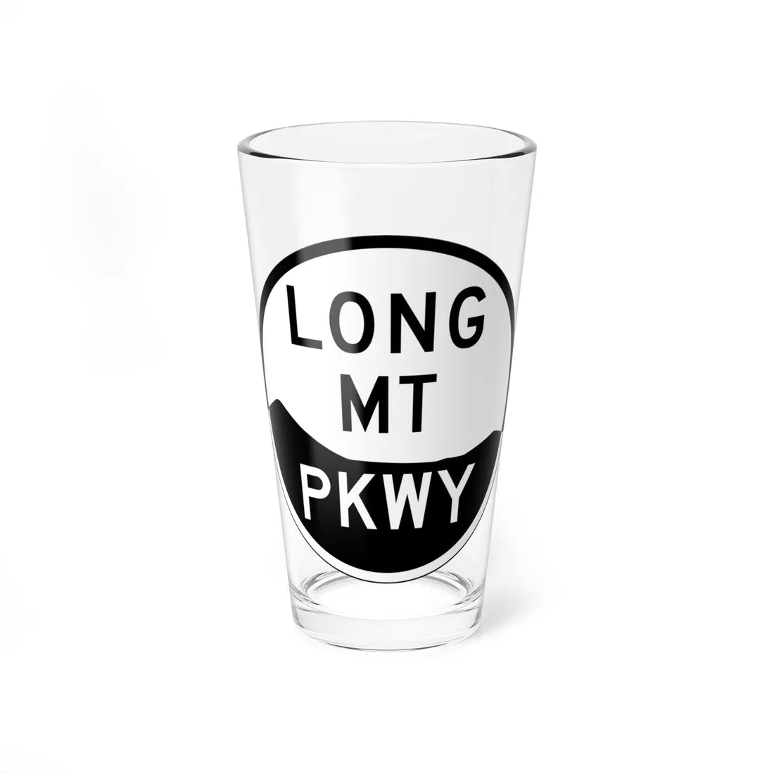 LongMtPkwy (New York) (Road Sign) Pint Glss 16oz 16oz - Go Mug Yourself