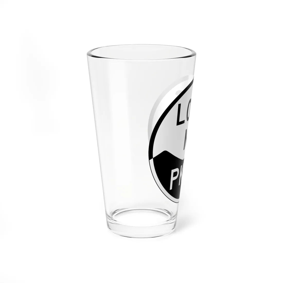 LongMtPkwy (New York) (Road Sign) Pint Glss 16oz - Go Mug Yourself