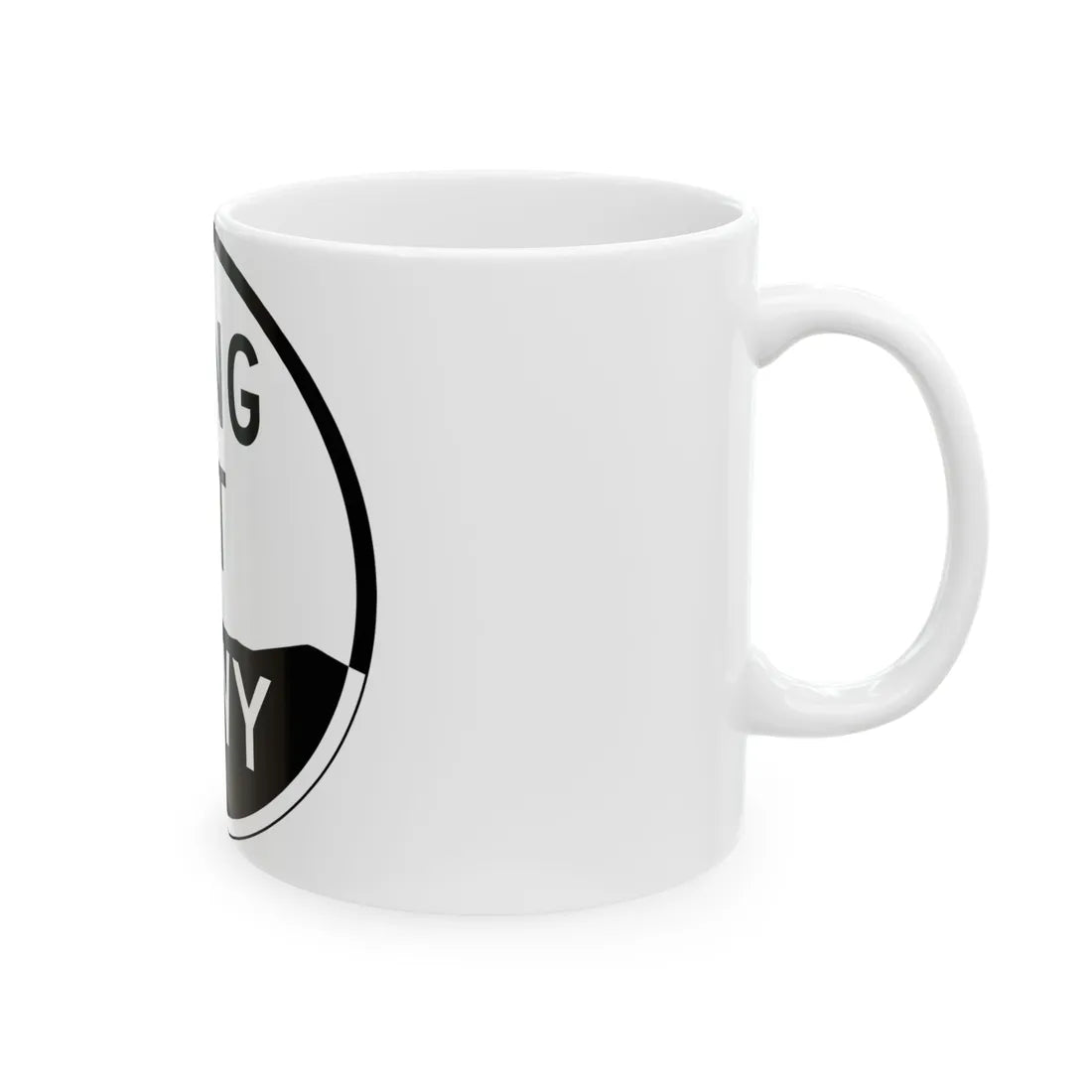 LongMtPkwy (New York) (Road Sign) White Coffee Mug - Go Mug Yourself