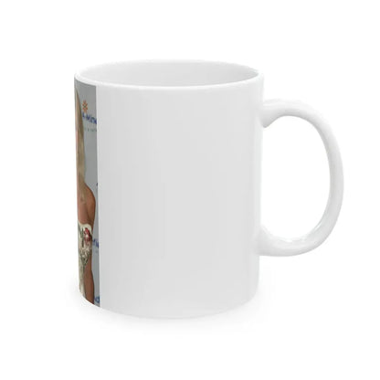 Loni Anderson #01 (Vintage Female Icon) White Coffee Mug - Go Mug Yourself
