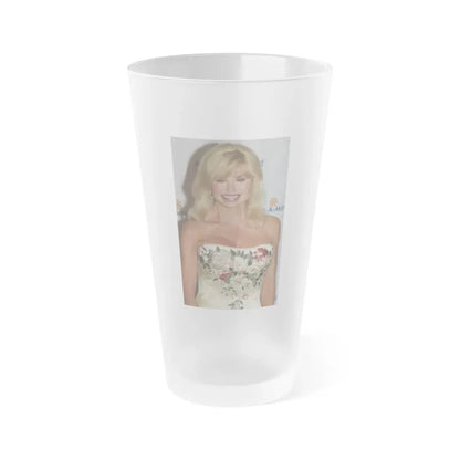 Loni Anderson #02 (Vintage Female Icon) Frosted Pint Glass 16oz 16oz Frosted - Go Mug Yourself