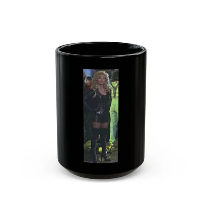 Loni Anderson #09 (Vintage Female Icon) Black Coffee Mug 15oz - Go Mug Yourself
