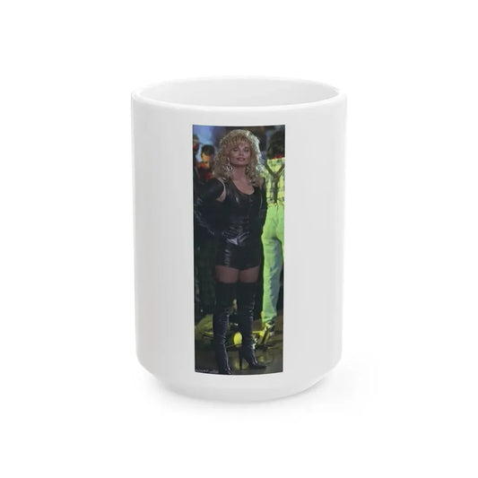 Loni Anderson #09 (Vintage Female Icon) White Coffee Mug 15oz - Go Mug Yourself