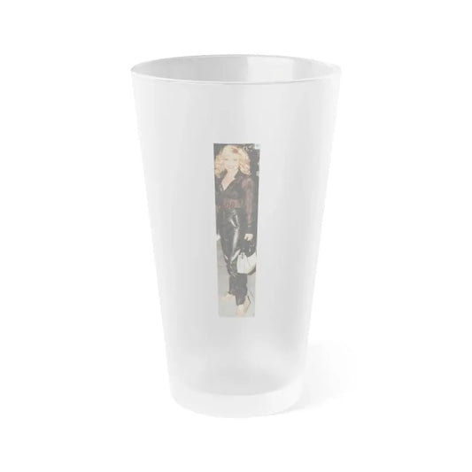 Loni Anderson #13 (Vintage Female Icon) Frosted Pint Glass 16oz 16oz Frosted - Go Mug Yourself