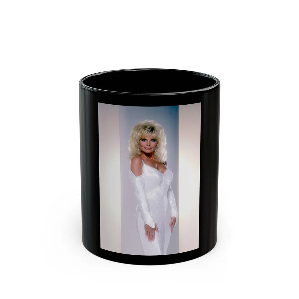 Loni Anderson #16 (Vintage Female Icon) Black Coffee Mug-11oz-Go Mug Yourself