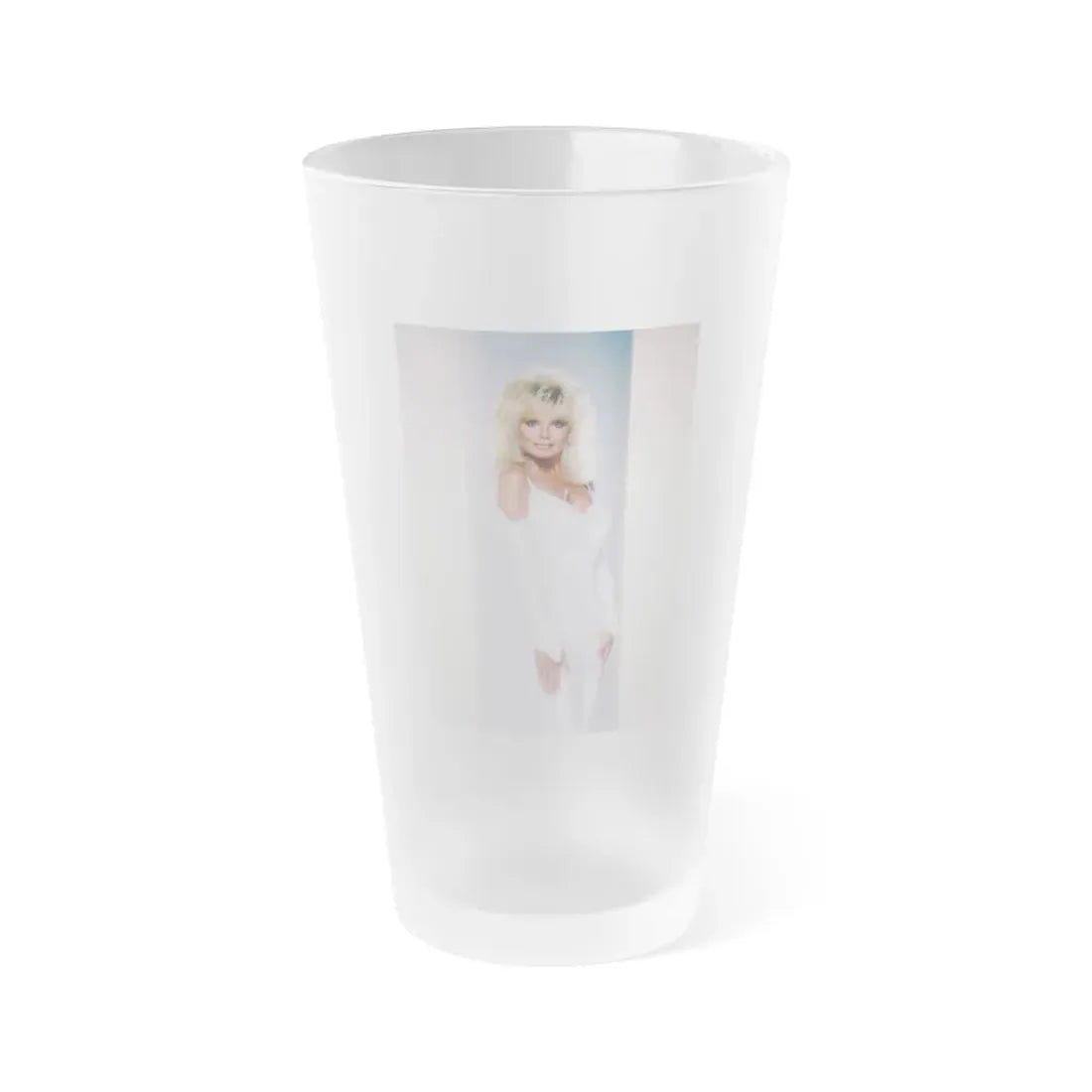 Loni Anderson #16 (Vintage Female Icon) Frosted Pint Glass 16oz 16oz Frosted - Go Mug Yourself