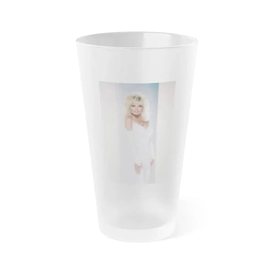 Loni Anderson #16 (Vintage Female Icon) Frosted Pint Glass 16oz 16oz Frosted - Go Mug Yourself