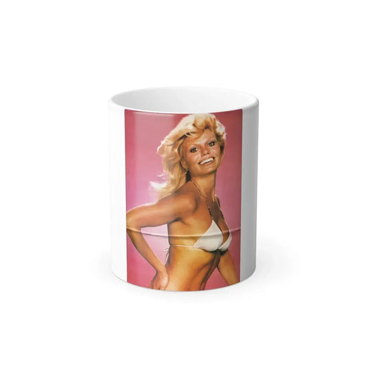 Loni Anderson #18 (Vintage Female Icon) Color Changing Coffee Mug 11oz - Go Mug Yourself