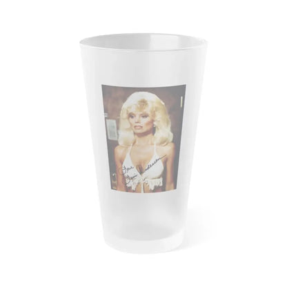 Loni Anderson #19 (Vintage Female Icon) Frosted Pint Glass 16oz 16oz Frosted - Go Mug Yourself