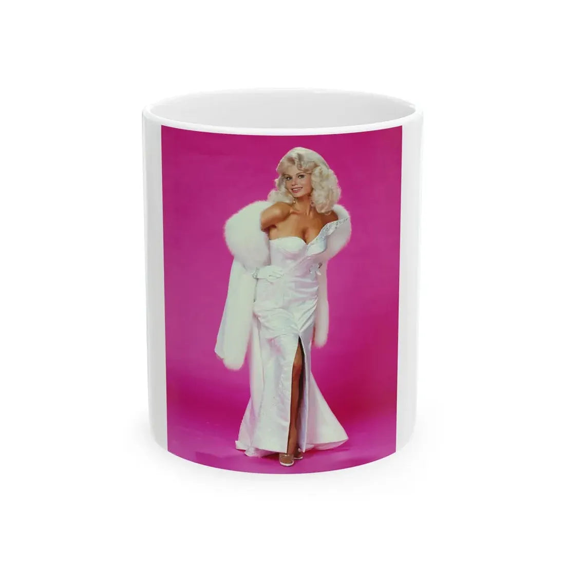 Loni Anderson #20 (Vintage Female Icon) White Coffee Mug 11oz - Go Mug Yourself