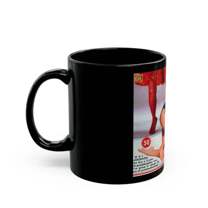 Loni Anderson #22 (Vintage Female Icon) Black Coffee Mug - Go Mug Yourself