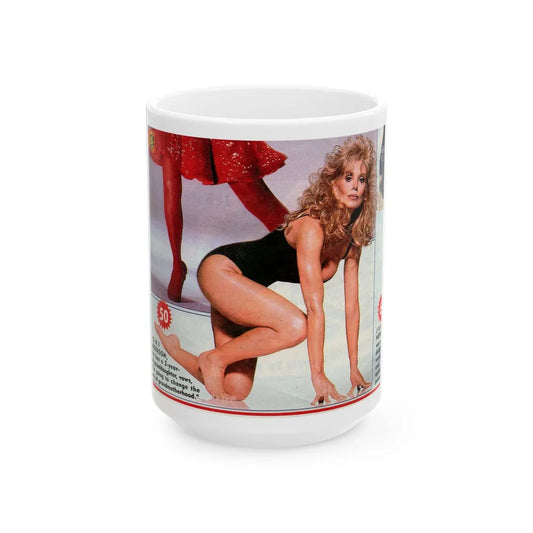 Loni Anderson #22 (Vintage Female Icon) White Coffee Mug-15oz-Go Mug Yourself