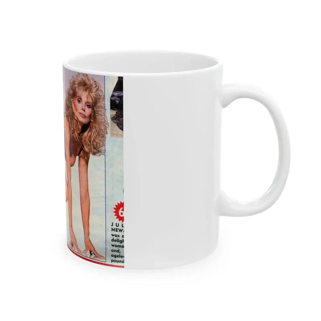 Loni Anderson #22 (Vintage Female Icon) White Coffee Mug - Go Mug Yourself