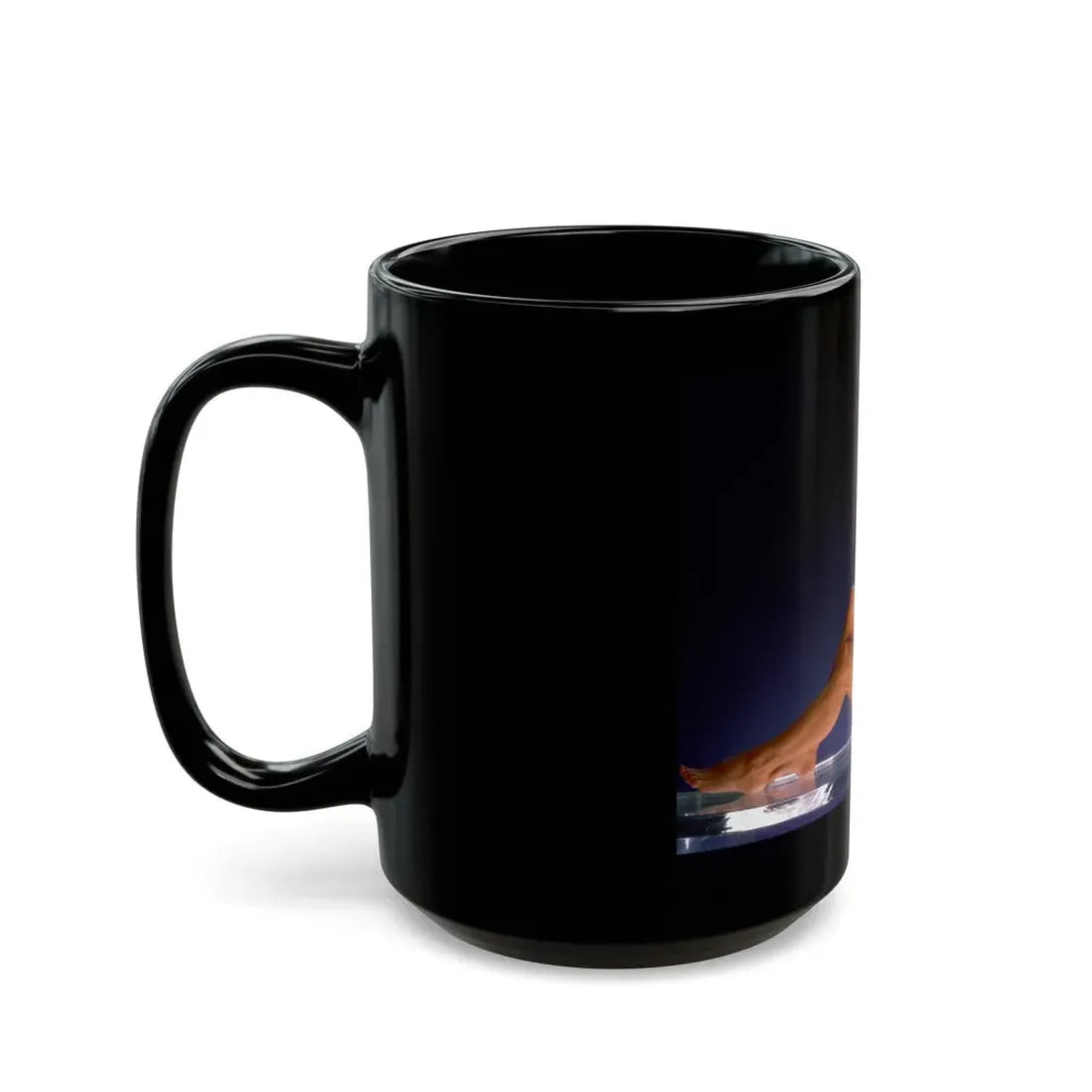 Loni Anderson #24 (Vintage Female Icon) Black Coffee Mug - Go Mug Yourself