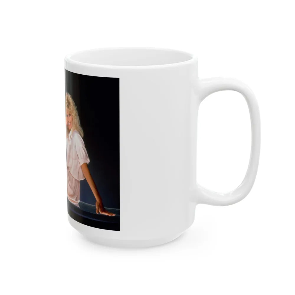 Loni Anderson #24 (Vintage Female Icon) White Coffee Mug-Go Mug Yourself