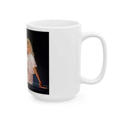 Loni Anderson #24 (Vintage Female Icon) White Coffee Mug - Go Mug Yourself