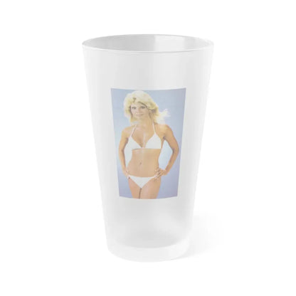 Loni Anderson #31 (Vintage Female Icon) Frosted Pint Glass 16oz 16oz Frosted - Go Mug Yourself