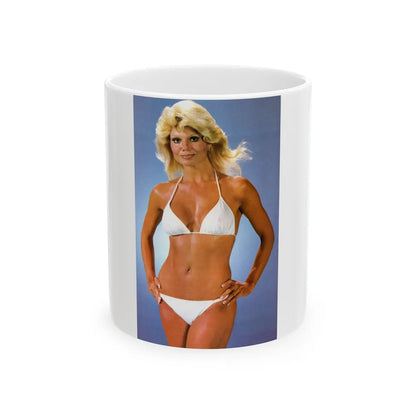 Loni Anderson #31 (Vintage Female Icon) White Coffee Mug-11oz-Go Mug Yourself