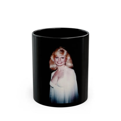Loni Anderson #34 (Vintage Female Icon) Black Coffee Mug 11oz - Go Mug Yourself