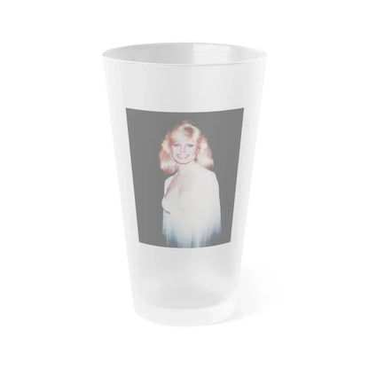 Loni Anderson #34 (Vintage Female Icon) Frosted Pint Glass 16oz 16oz Frosted - Go Mug Yourself