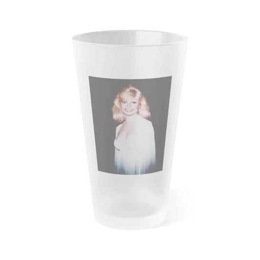 Loni Anderson #34 (Vintage Female Icon) Frosted Pint Glass 16oz 16oz Frosted - Go Mug Yourself