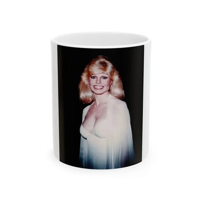 Loni Anderson #34 (Vintage Female Icon) White Coffee Mug 11oz - Go Mug Yourself