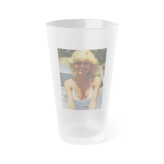 Loni Anderson #35 (Vintage Female Icon) Frosted Pint Glass 16oz 16oz Frosted - Go Mug Yourself