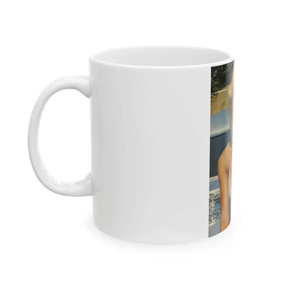 Loni Anderson #35 (Vintage Female Icon) White Coffee Mug - Go Mug Yourself