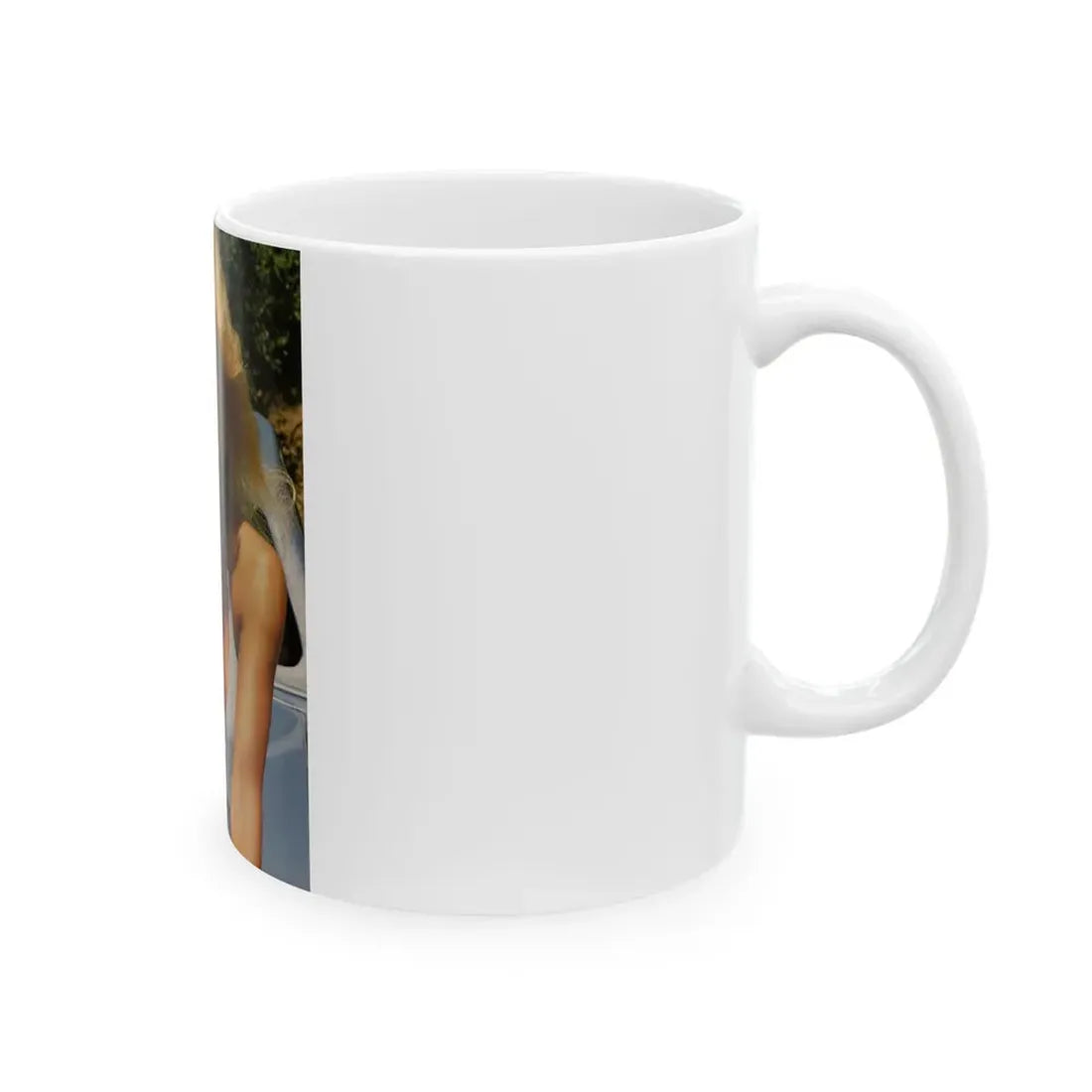 Loni Anderson #35 (Vintage Female Icon) White Coffee Mug - Go Mug Yourself