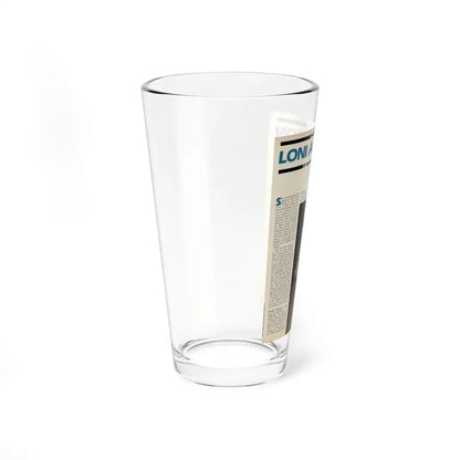 Loni Anderson #36 (Vintage Female Icon) Pint Glass 16oz - Go Mug Yourself