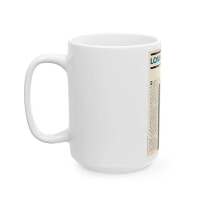 Loni Anderson #36 (Vintage Female Icon) White Coffee Mug - Go Mug Yourself