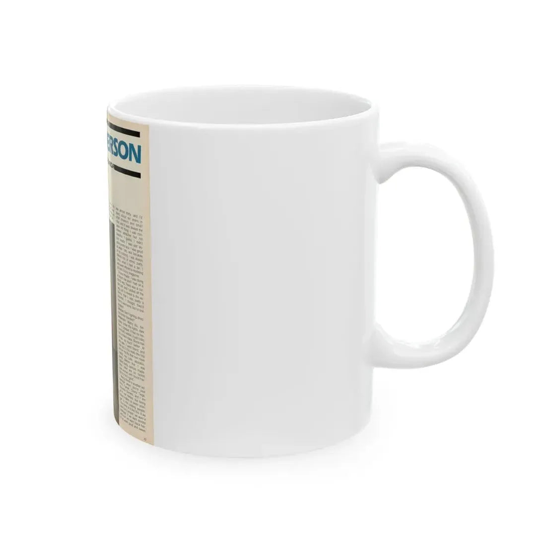 Loni Anderson #36 (Vintage Female Icon) White Coffee Mug - Go Mug Yourself