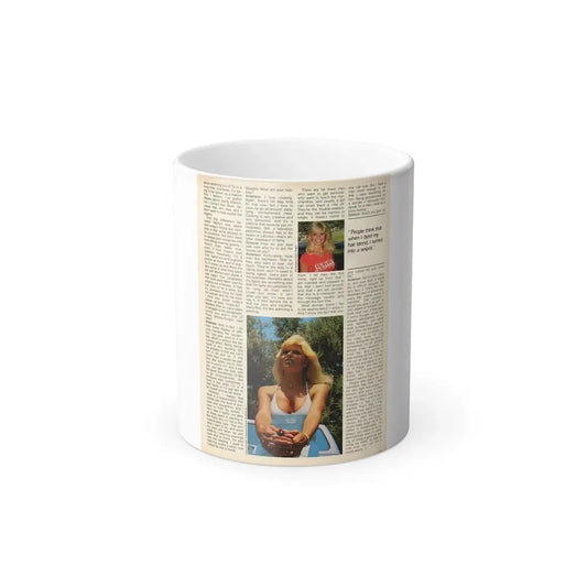 Loni Anderson #37 (Vintage Female Icon) Color Changing Coffee Mug 11oz - Go Mug Yourself