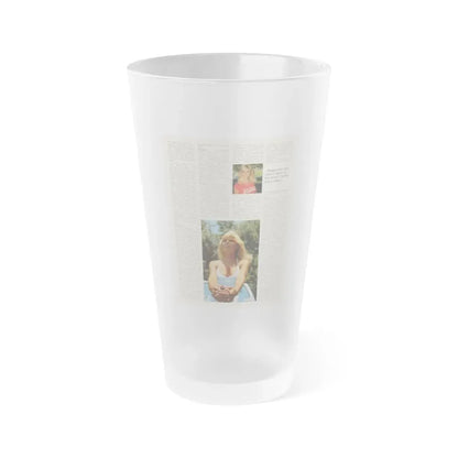 Loni Anderson #37 (Vintage Female Icon) Frosted Pint Glass 16oz 16oz Frosted - Go Mug Yourself