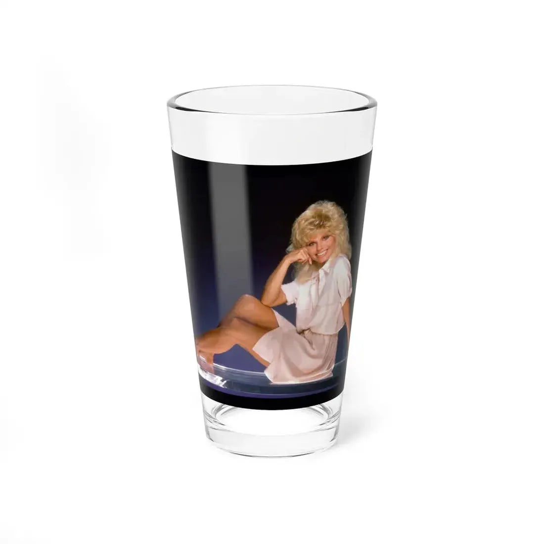 Loni Anderson #40 (Vintage Female Icon) Pint Glass 16oz 16oz - Go Mug Yourself