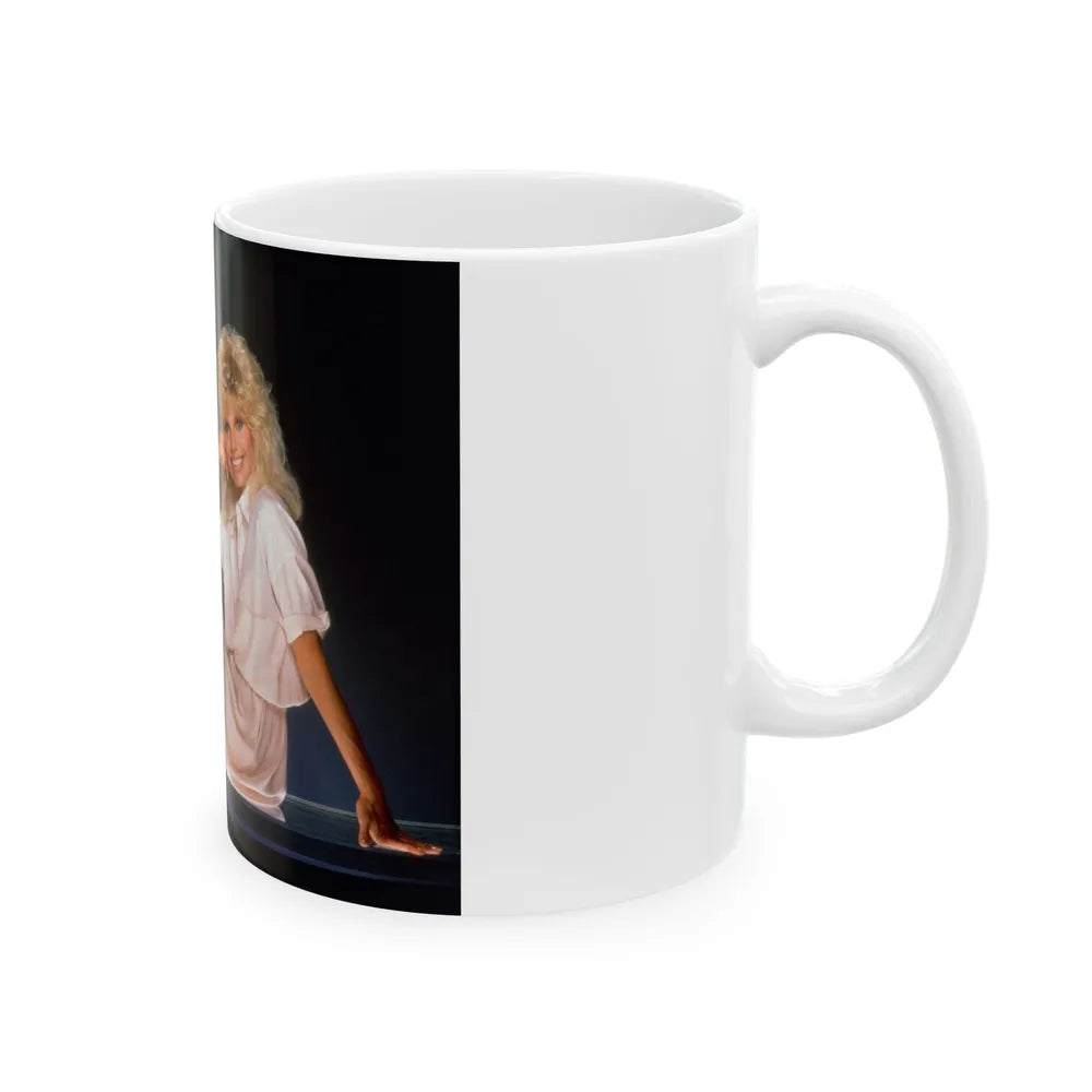 Loni Anderson #40 (Vintage Female Icon) White Coffee Mug-Go Mug Yourself