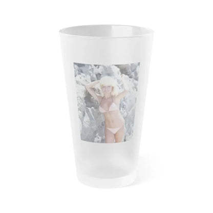 Loni Anderson #41 (Vintage Female Icon) Frosted Pint Glass 16oz 16oz Frosted - Go Mug Yourself