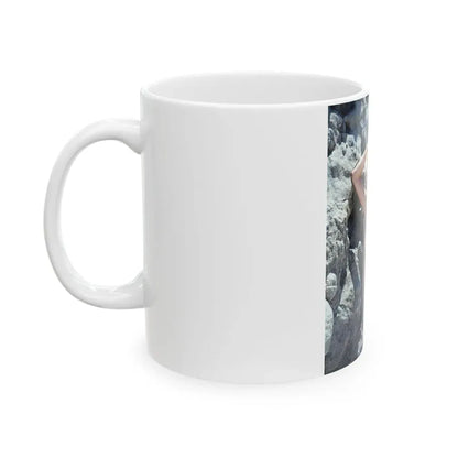 Loni Anderson #41 (Vintage Female Icon) White Coffee Mug - Go Mug Yourself