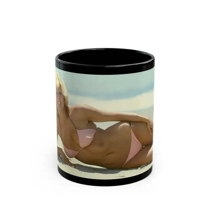 Loni Anderson #43 (Vintage Female Icon) Black Coffee Mug 11oz - Go Mug Yourself