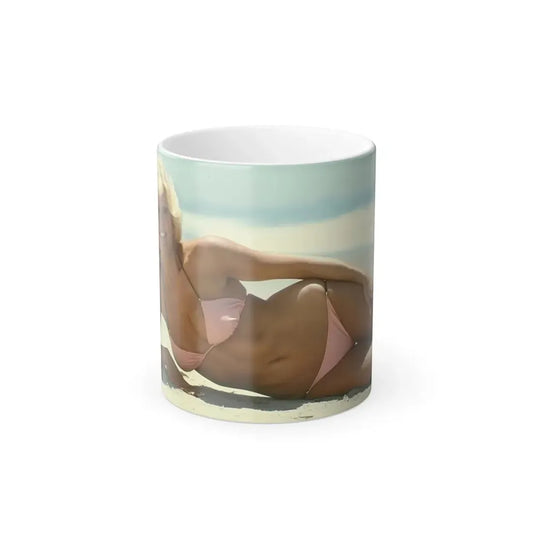 Loni Anderson #43 (Vintage Female Icon) Color Changing Coffee Mug 11oz - Go Mug Yourself