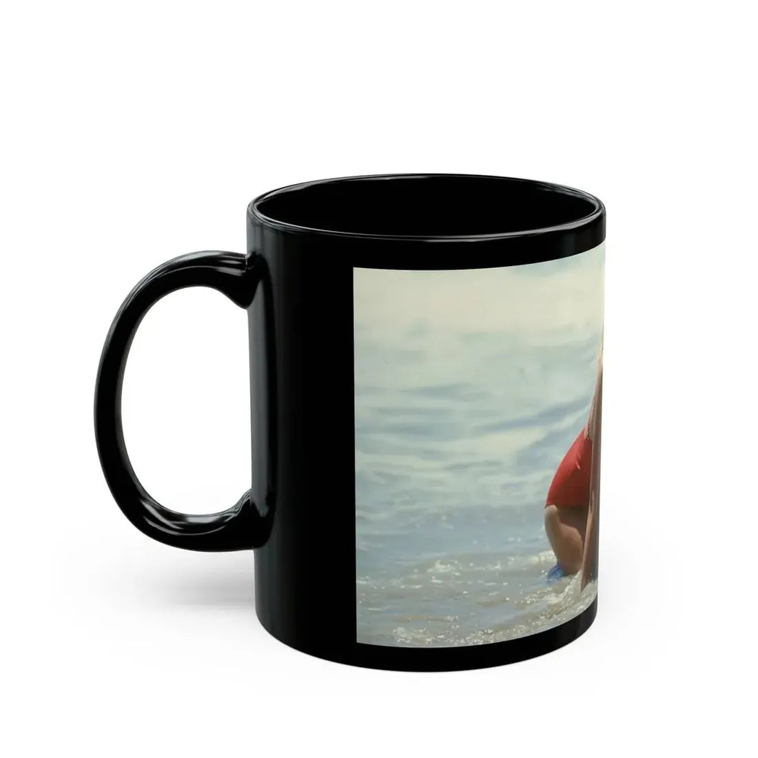 Loni Anderson #44 (Vintage Female Icon) Black Coffee Mug - Go Mug Yourself