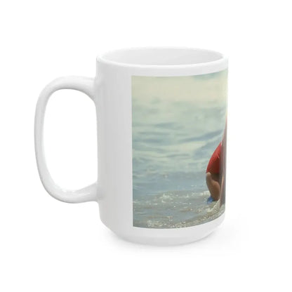 Loni Anderson #44 (Vintage Female Icon) White Coffee Mug - Go Mug Yourself