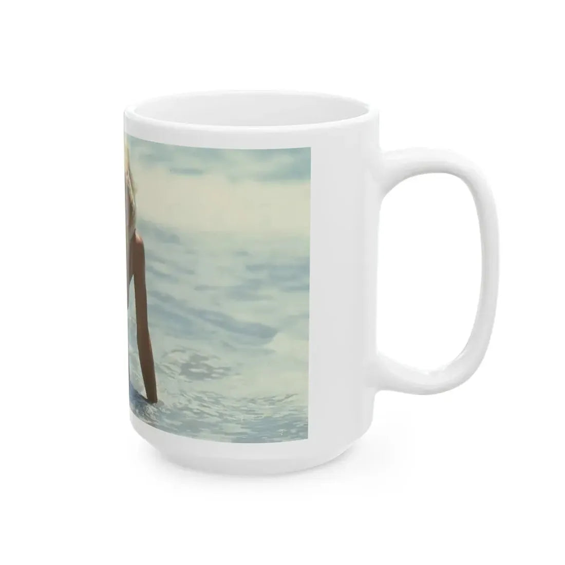 Loni Anderson #44 (Vintage Female Icon) White Coffee Mug - Go Mug Yourself