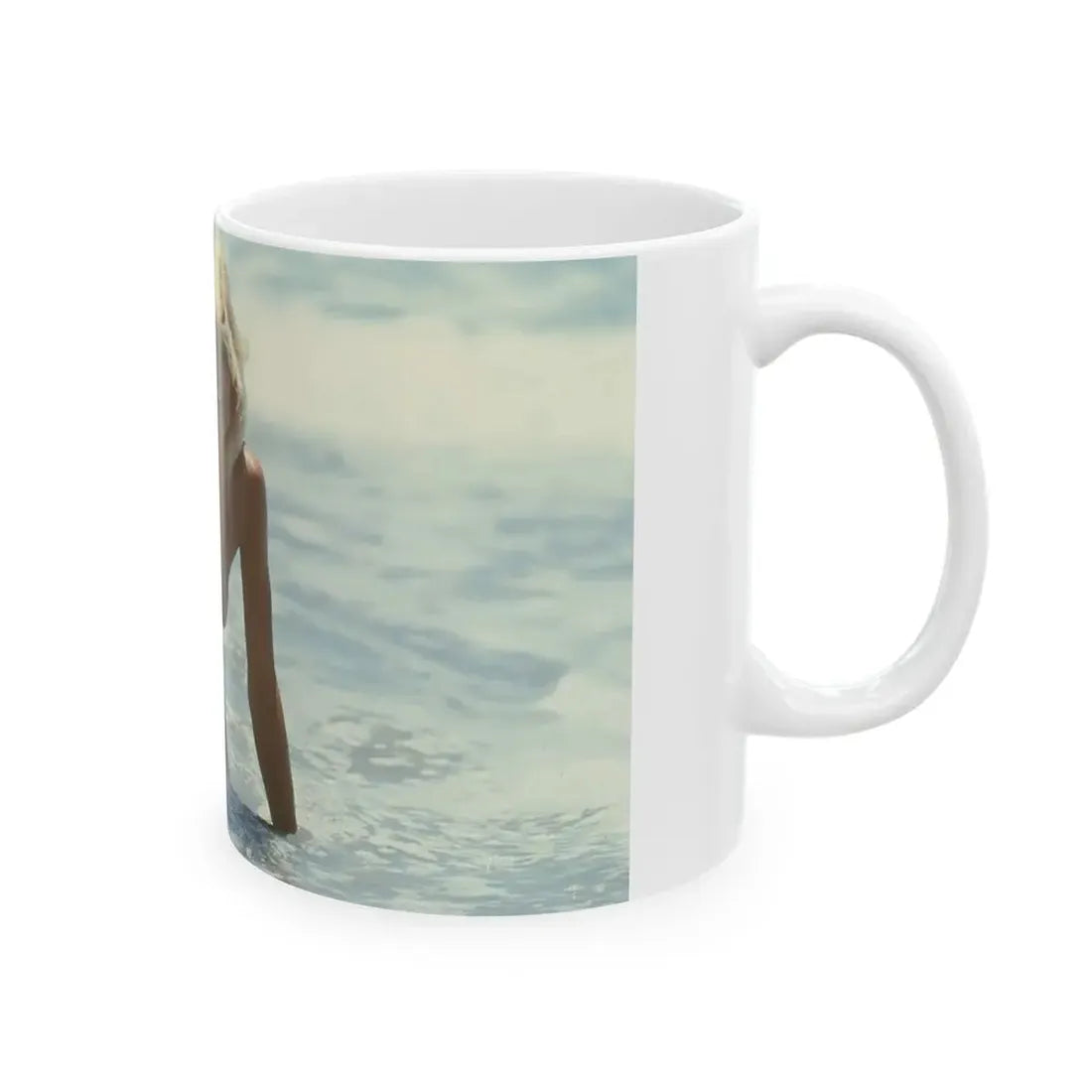 Loni Anderson #44 (Vintage Female Icon) White Coffee Mug - Go Mug Yourself