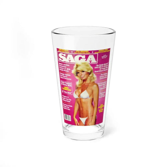 Loni Anderson #45 (Vintage Female Icon) Pint Glass 16oz 16oz - Go Mug Yourself