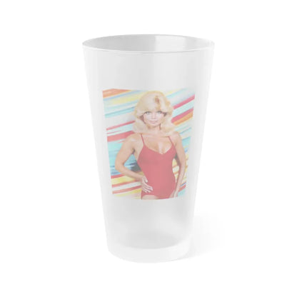 Loni Anderson #46 (Vintage Female Icon) Frosted Pint Glass 16oz 16oz Frosted - Go Mug Yourself