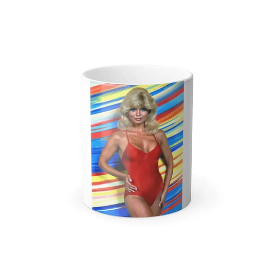 Loni Anderson #49 (Vintage Female Icon) Color Changing Coffee Mug 11oz - Go Mug Yourself